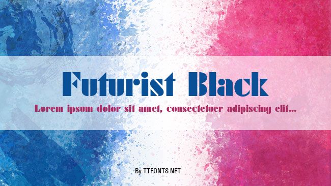 Futurist Black example